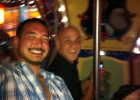 oasis of the seas - 098  riding the carousel with Chelsea and Luis